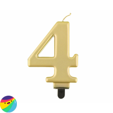 Svečka zlata št. 4